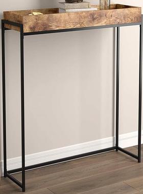 组新中式实木GEG入户玄关桌客厅玄柜靠关艺术墙条案端景台长条窄