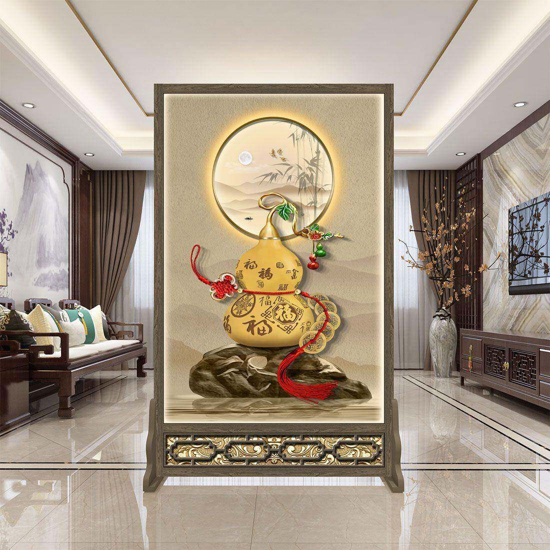 中式无品牌/屏风隔挡断厅遮卫生间入户门卧道室过玄关可客移动