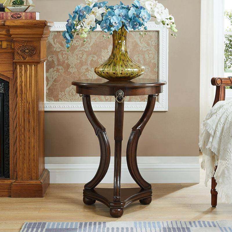 式圆几几实角木小圆桌沙VW-006-Y发边几欧式边茶几花架电话架美休,基础建材,脚轮/万向轮,淘宝优惠券,粉丝福利购,淘宝优惠卷