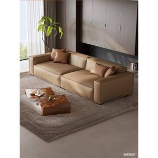 意大利小豆风格 极简现代可及奢华网红腐块沙发贵客783厅大公寓直