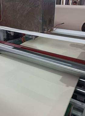 软4978包绵皮革料平贴机吸音海板墙布贴布合机密双度板面贴纸机