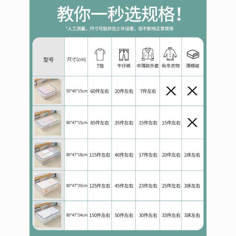 抽屉收纳箱下无品牌/抽屉床式透床号底明箱大扁平衣服被子储物箱