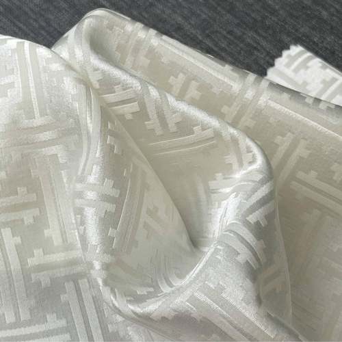 丝毛纹回23姆米140门幅真桑蚕丝NPG丝花面料秋冬提布料辅料FD6141