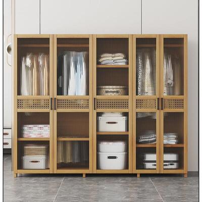 衣柜出租房简易结实经济实LPR型衣耐用宿舍收纳柜组装家用木卧室