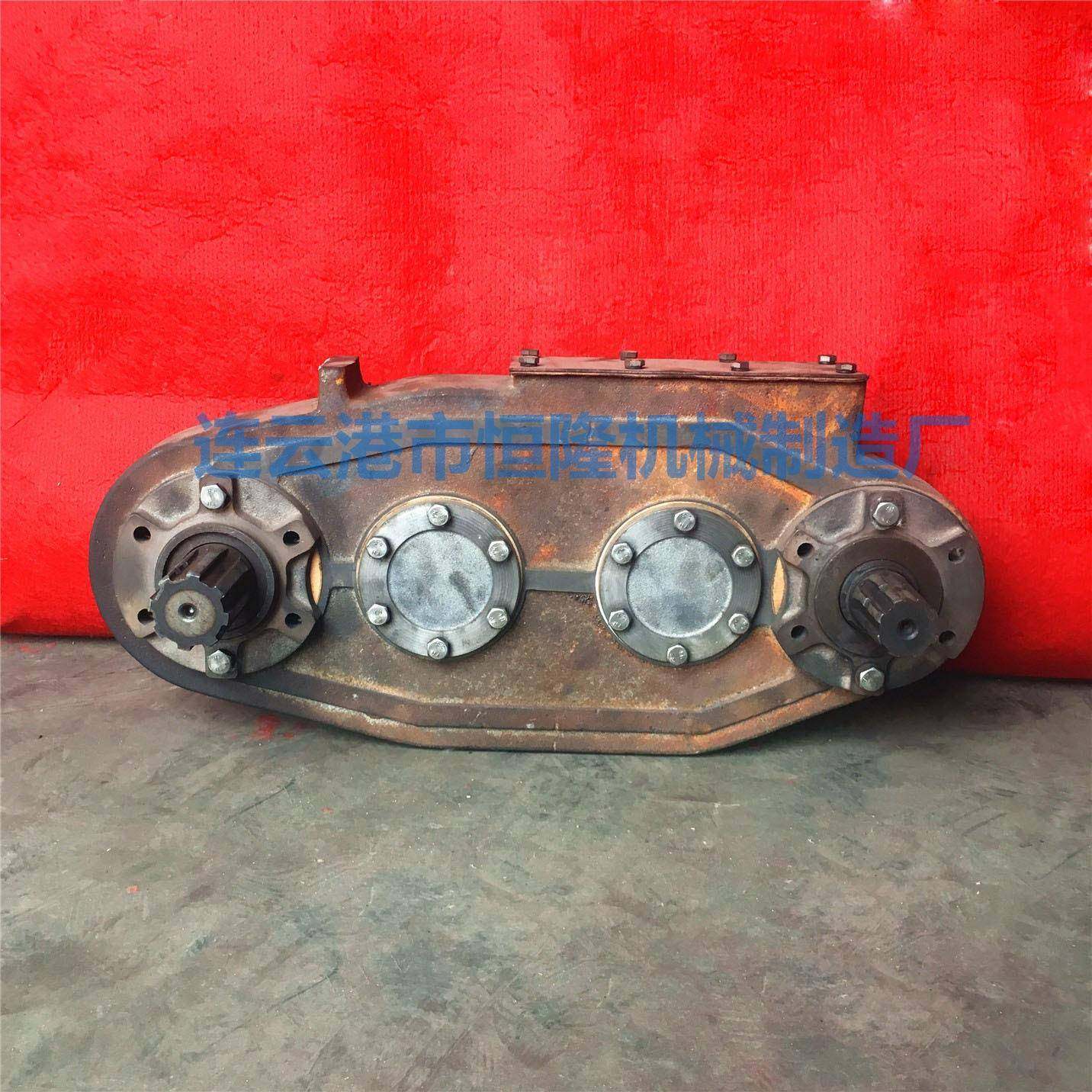 农ISH机配件旋耕机配件外变速箱齿轮箱箱体壳总成四孔侧边箱