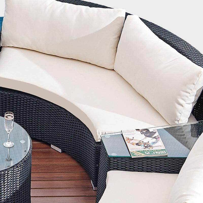 户外沙发别形墅花庭院园圆弧形藤编沙3-25-7发茶几组合室外休家闲,基础建材,脚轮/万向轮,淘宝优惠券,粉丝福利购,淘宝优惠卷