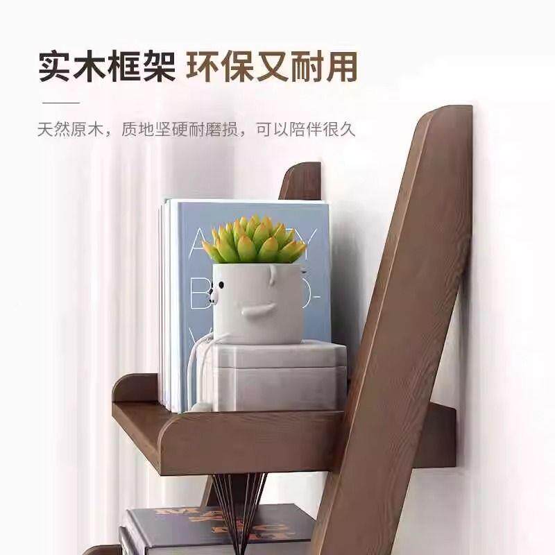 实书架置木物架落地网红儿童墙简易立式多0964层书柜家用客厅靠收