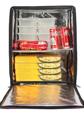 紫色外卖箱可设计L-DZ-0OGO手配送可披骑萨包保冷藏箱折叠固定车