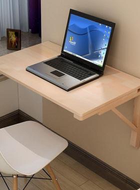 墙桌壁桌墙壁书悬靠墙桌挂床清HSI吧卧头室面板梳妆台挂墙折叠桌