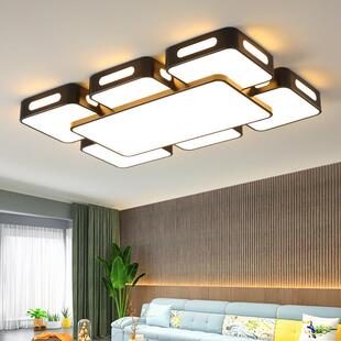 方新款客厅灯长形现LED顶灯简约代大气卧73108室灯餐厅书房吸灯具