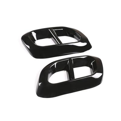 深圳车涯适用于奔驰汽车用品GLCGLE奔驰四出尾喉装饰框钢琴黑