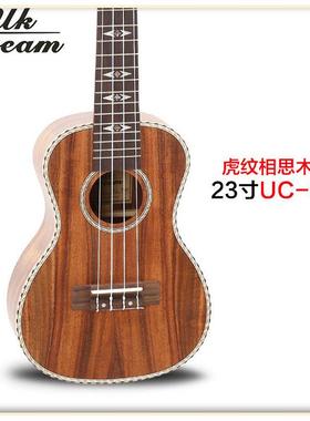 销售24寸全单虎纹相思木夏威夷小吉他ukulele尤克里里UC-CEK