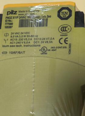PILZ/皮尔兹777080PNOZX11P24VAC24VDC7n/o1n/c2so继电器