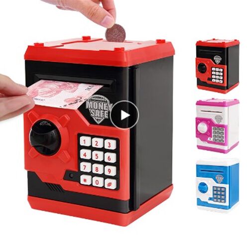 大号ATM存钱罐存取款机 超大号储蓄罐atm 特大号存钱箱自动卷钱机 - 封面