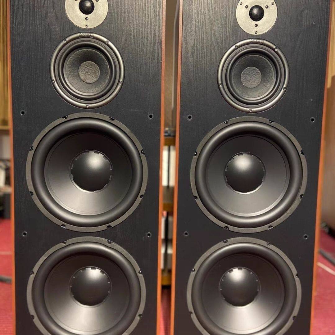 三分频落地音箱双12寸低音家用发烧HIFI木质无源音响