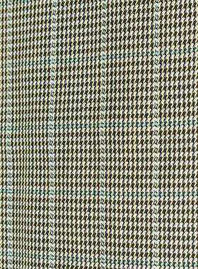 冬季新款ZUU毛面料单面梭织毛涤纺面料弹格混子大衣裤力子外套布