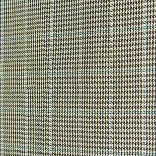 冬季新款ZUU毛面料单面梭织毛涤纺面料弹格混子大衣裤力子外套布