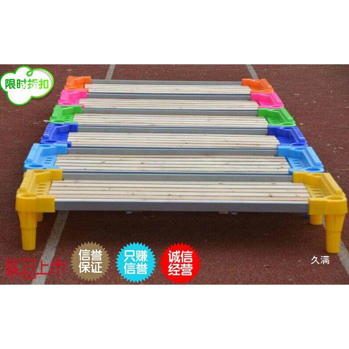 幼无品牌/儿园床幼儿床午小休午睡床儿童塑料木板管床叠园叠床托