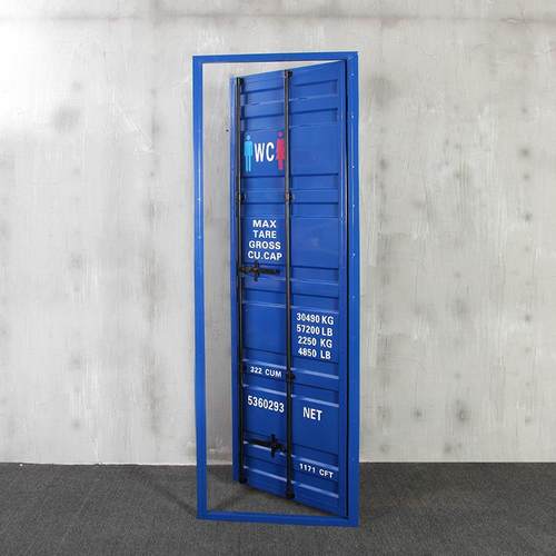 艺集装箱门卫生门厨房门复古323谷仓门o吊轨推拉双开门间Lf铁t工