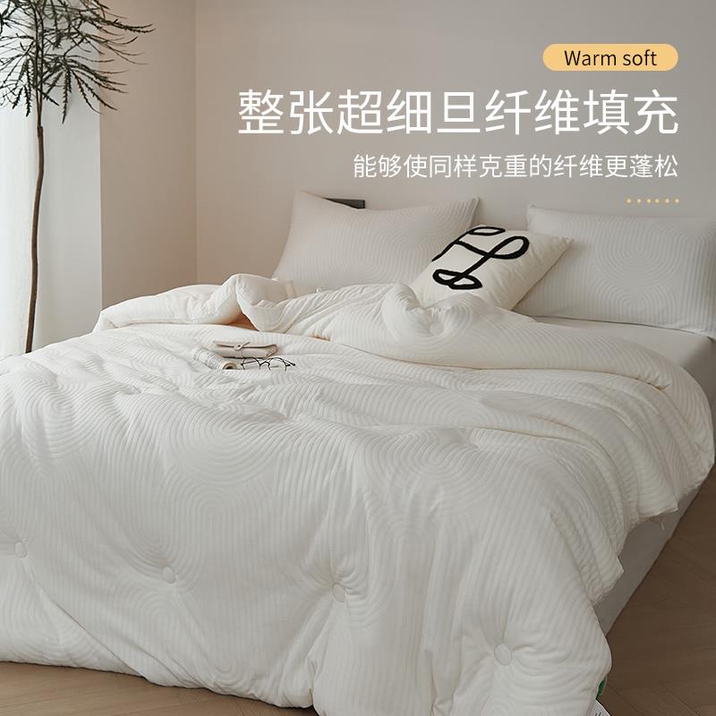 通A类全棉被子冬被针织棉被用四季冬季单人加厚春秋棉被子母AL101