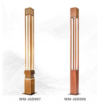 3锈钢景方观灯WM-JGD00不锈钢拉丝景观灯户外L不ED米形景观灯柱