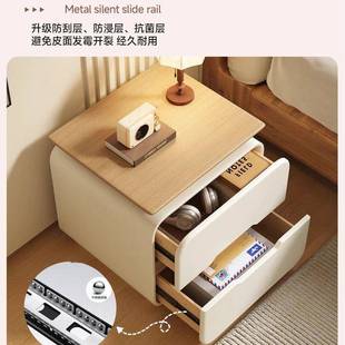 免安装 小型家用卧古室中奶油风简木约现代收箐箐 实床头2柜205新款