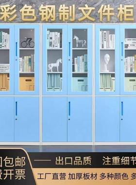 铁皮文件柜FPL办公室皮财务资料铁多层凭证柜带钢门制单档案书锁