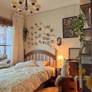 古风木见详情床现代式 复1.8民宿出美 简约古温莎1.5双人床主卧法式