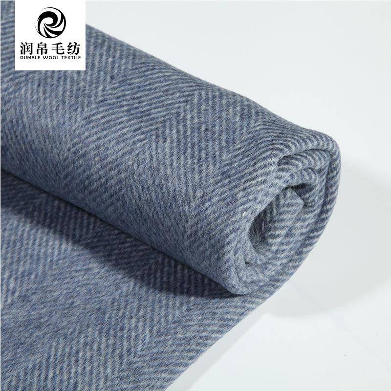 新款双面字人呢面双料男士女士羊毛大衣人ILR外套面字呢