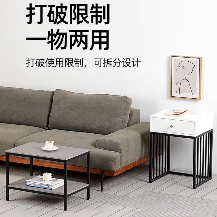 轻奢沙发边物几客厅岩小茶几OIF可移动角几侧板边桌边角边置床柜