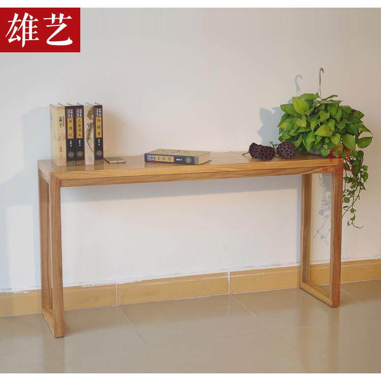 老榆木条案新中式关桌FOK桌仿古供现台代条桌条几供家玄用神台佛台条