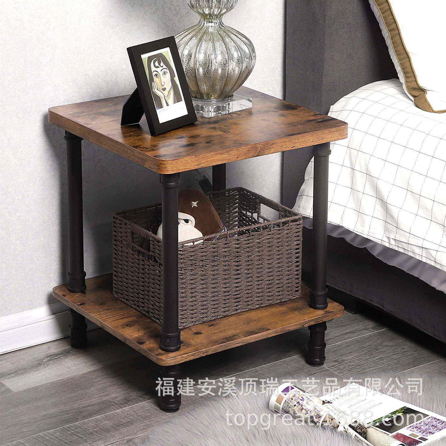 亚马，逊工业侧边桌，于组DR-S44装两层桌客易厅小，办公室，物品