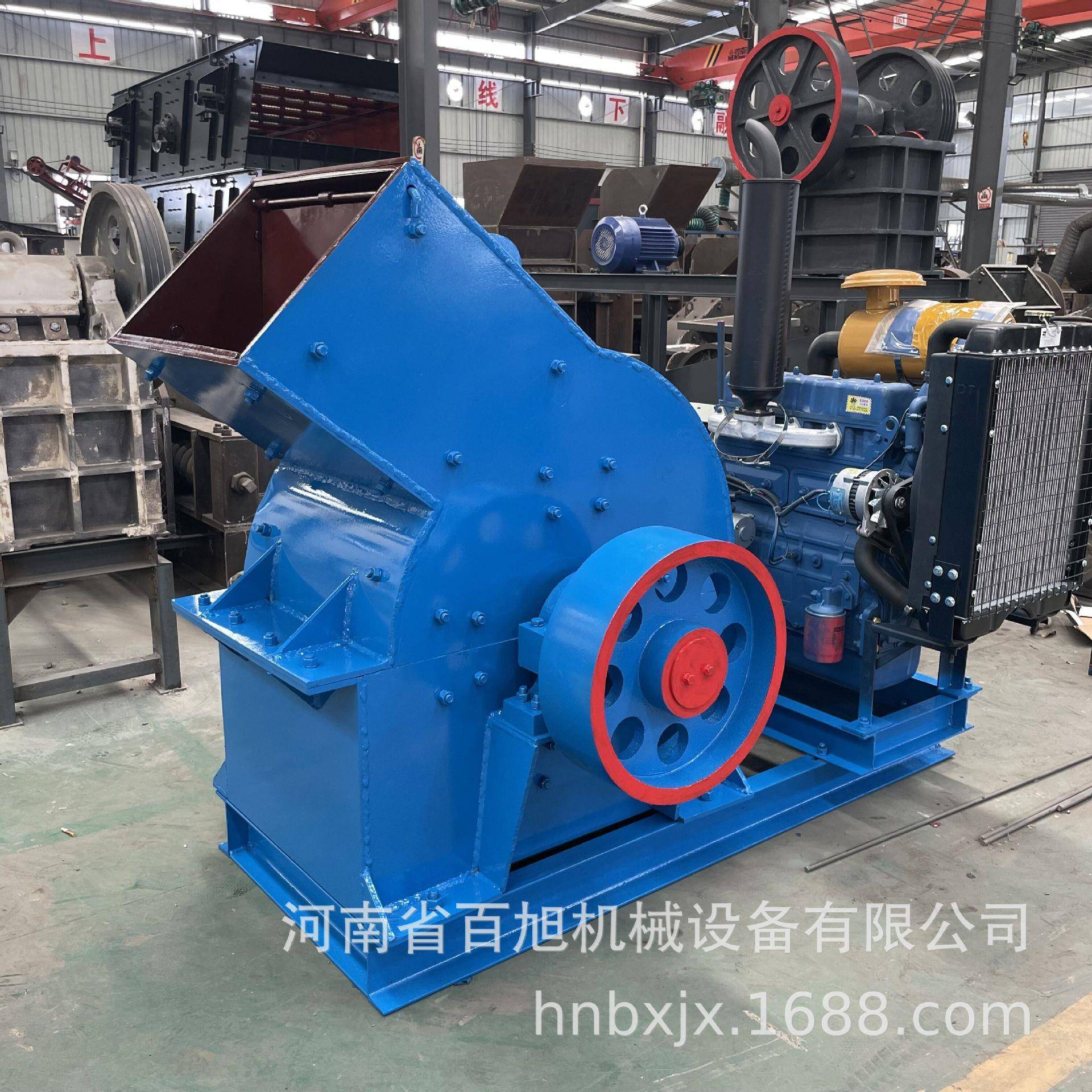 货型移动制砂机小石灰石VWM破粉碎机沙现石锤式破碎机PC-400锤*60