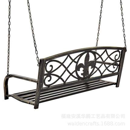 外家-具金属百合HT-E0889千悬花挂庭院门廊秋青铜