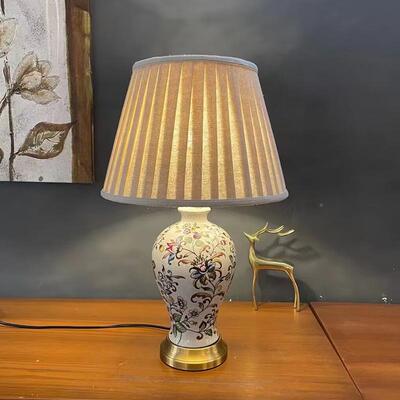 式复古陶瓷客厅L9111台师灯卧室美床头书房酒灯店样板房具设计风