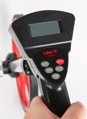 优利德距轮L10A/B/显41208C手推滚轮测距测仪M量路电子数户外滚动