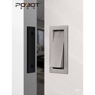 普佰特幽门锁浴室生间外嵌入PBT-幽灵灵式挂锁谷仓门卫推拉口袋门