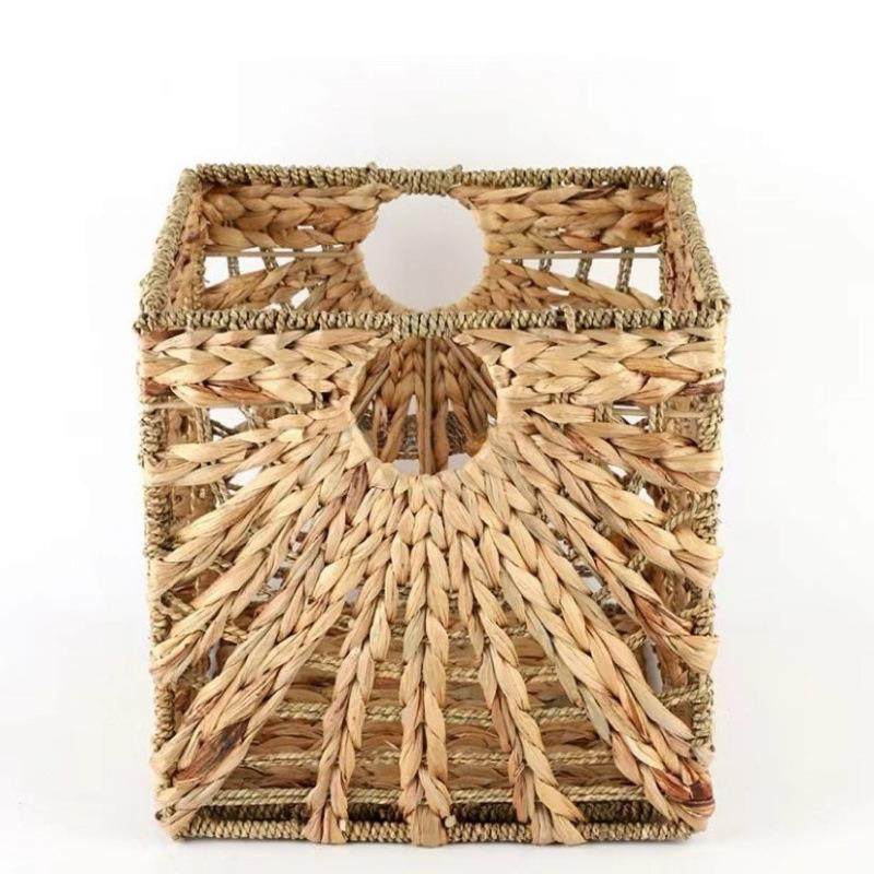 卡莱跨境水芦葫篮草收纳篮海QeMdDiny草编织折叠储物家居杂可物藤,收纳整理,脏衣篮,淘宝优惠券,粉丝福利购,淘宝优惠卷