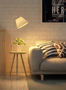 架床头柜17865灯落地灯置物古复古卧室护中眼灯客厅氛地围灯轻奢