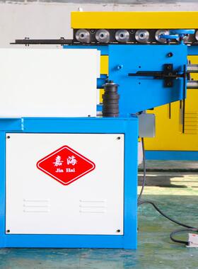 虾米弯头圆管线电动辘机小型烟筒压筋机WEG电动翻筋边机圆管压机