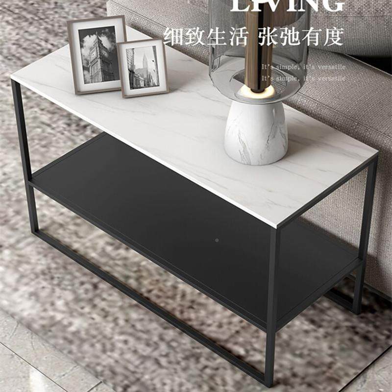 现代沙发边几岩板铁角几艺桌茶几小轻奢侧边柜长方形窄边子bj-002,基础建材,脚轮/万向轮,淘宝优惠券,粉丝福利购,淘宝优惠卷