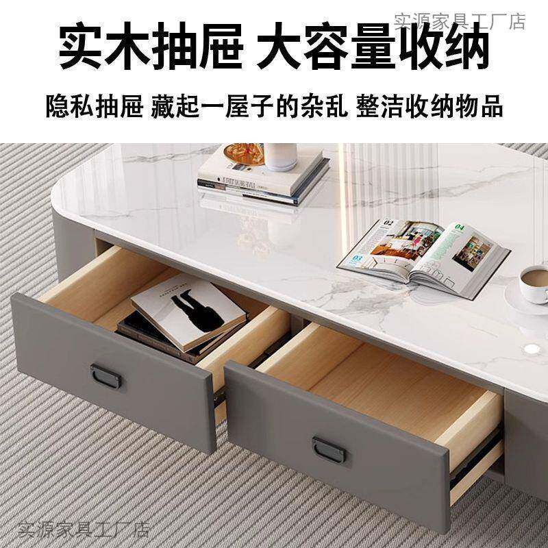 玻璃安电视柜几组合客厅家用小茶户免装WEW茶台型现代简约软包茶