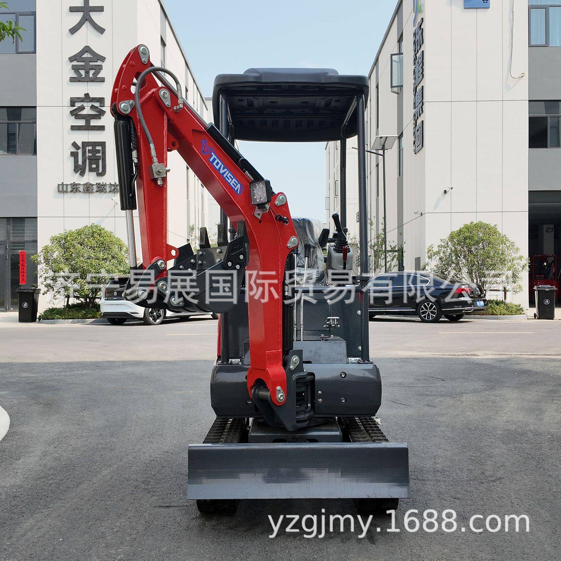 1吨483小型掘机家用挖土挖挖沟工程车微型破碎小机源铲头厂挖家直
