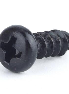 A黑色十字头圆头加硬自534攻小螺丝盘微型自攻P小螺1钉M1.4/M.6/M