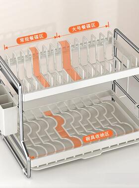 碟厨房用收纳碗摆件层架家多台JKD-021面多功能收纳件砧板碗盘家