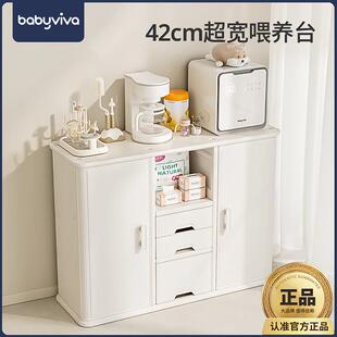 babyviva喂养台婴儿用品置物架儿童衣柜玩具收纳储物柜宝宝收纳柜