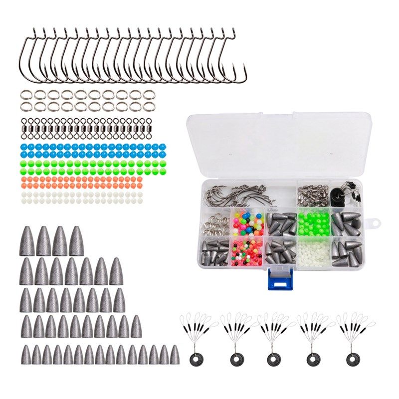 35件339件389件子弹铅套装通心铅坠路亚铅坠海钓子弹铅曲柄钩挡珠