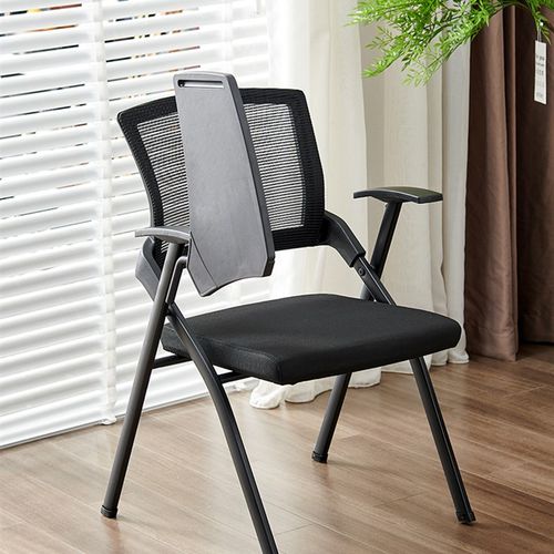 折叠培训椅带桌板会议椅带写字板桌椅一体会议室开会椅培训班椅子