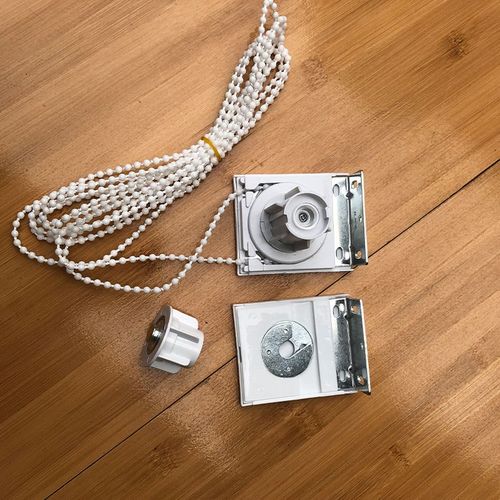 卷帘支架拉姆斯升降窗帘拉绳四方头安装码卷轴配件手动拉珠重型密