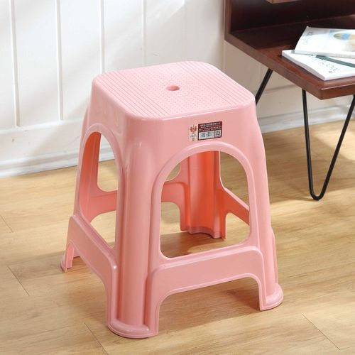 塑料凳子加厚家用简约餐桌椅子特厚大人结实商用胶凳塑料椅红高凳